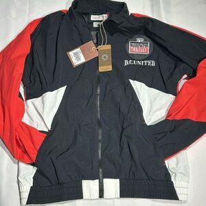Mitchell & Ness MLS DC United Full Zip Windbreaker Size M MSRP $120